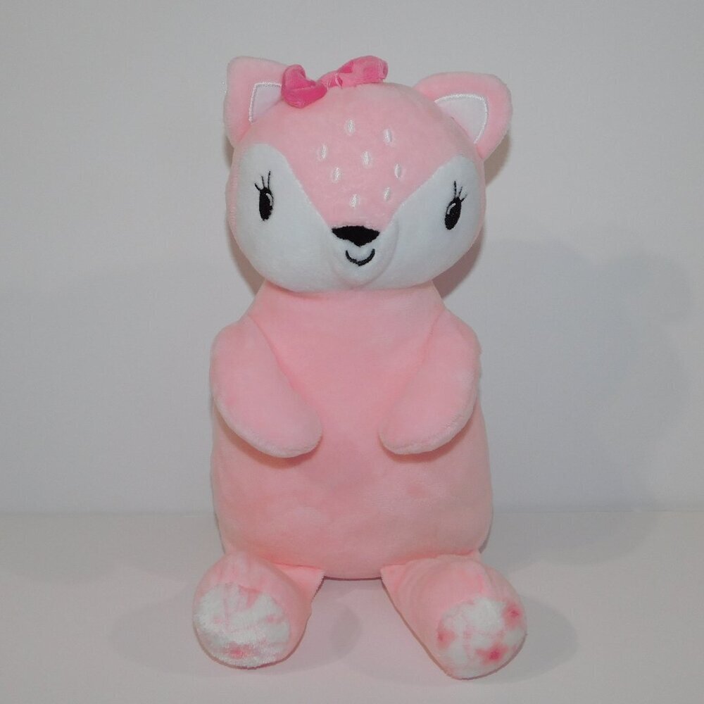 Jesse + Lulu Pink White Fawn deer Fox 10" Plush stuffed  baby Toy lovey